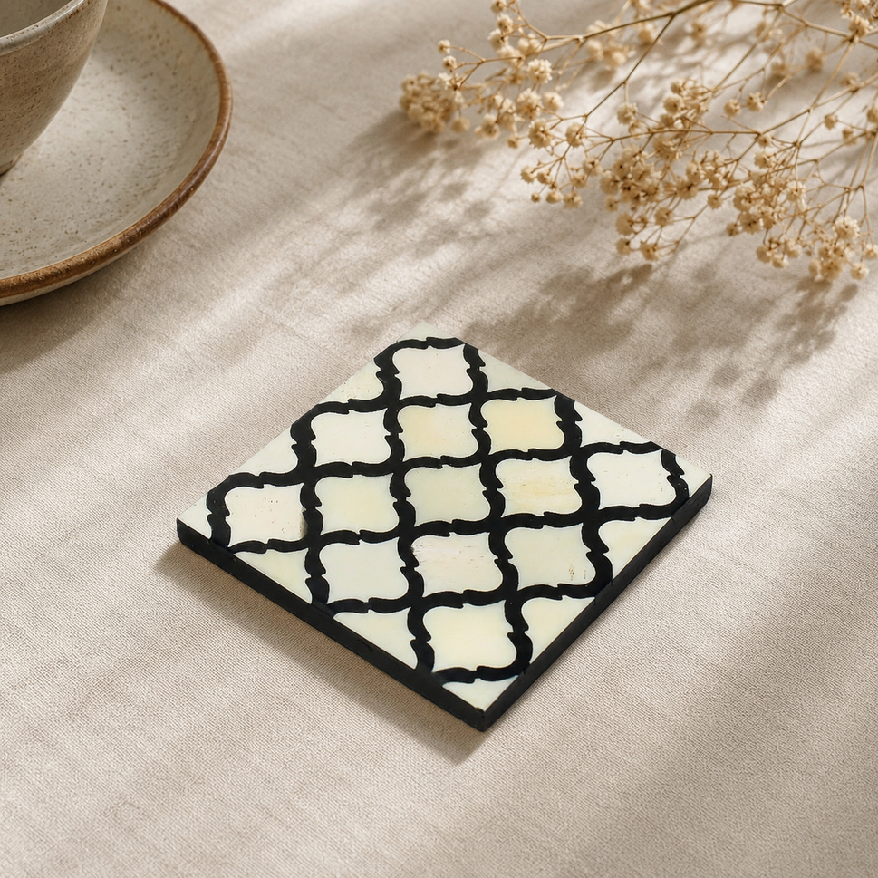 Sia Bone Inlay Coaster