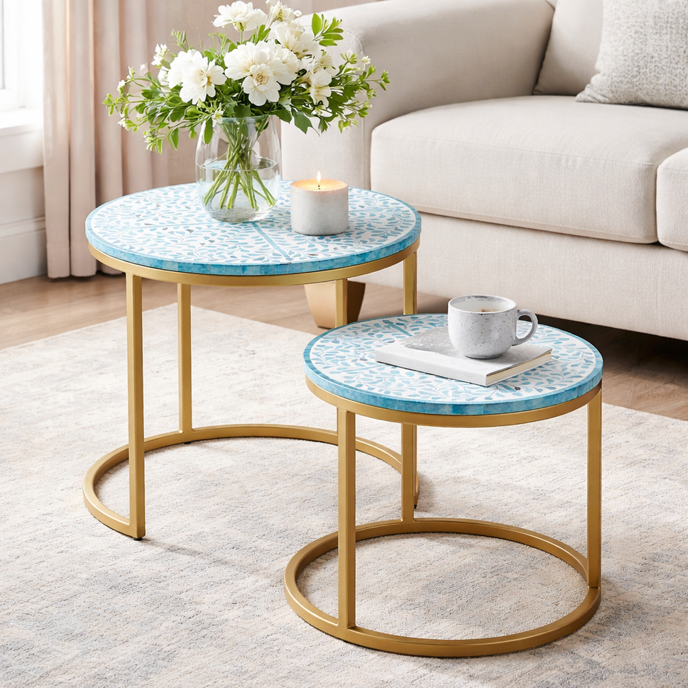 Lyla Bone Inlay Coffee Table