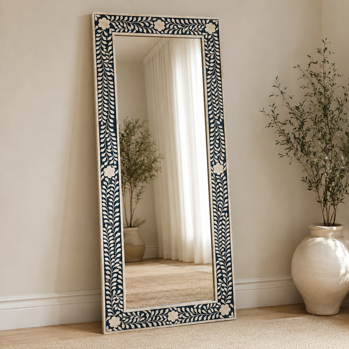 Oliva Bone Inlay Mirror