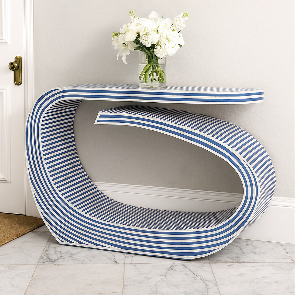 Raya Mother of Pearl Inlay Console