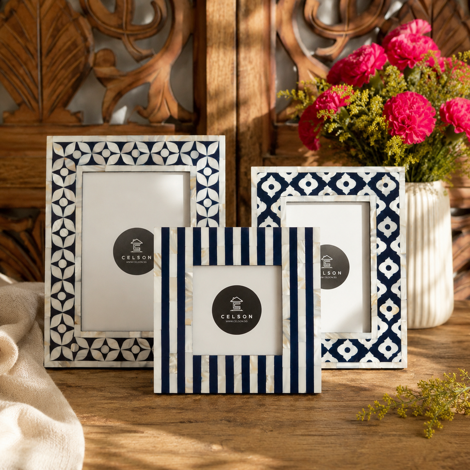 Elio Mother of pearl Inlay Photo Frame