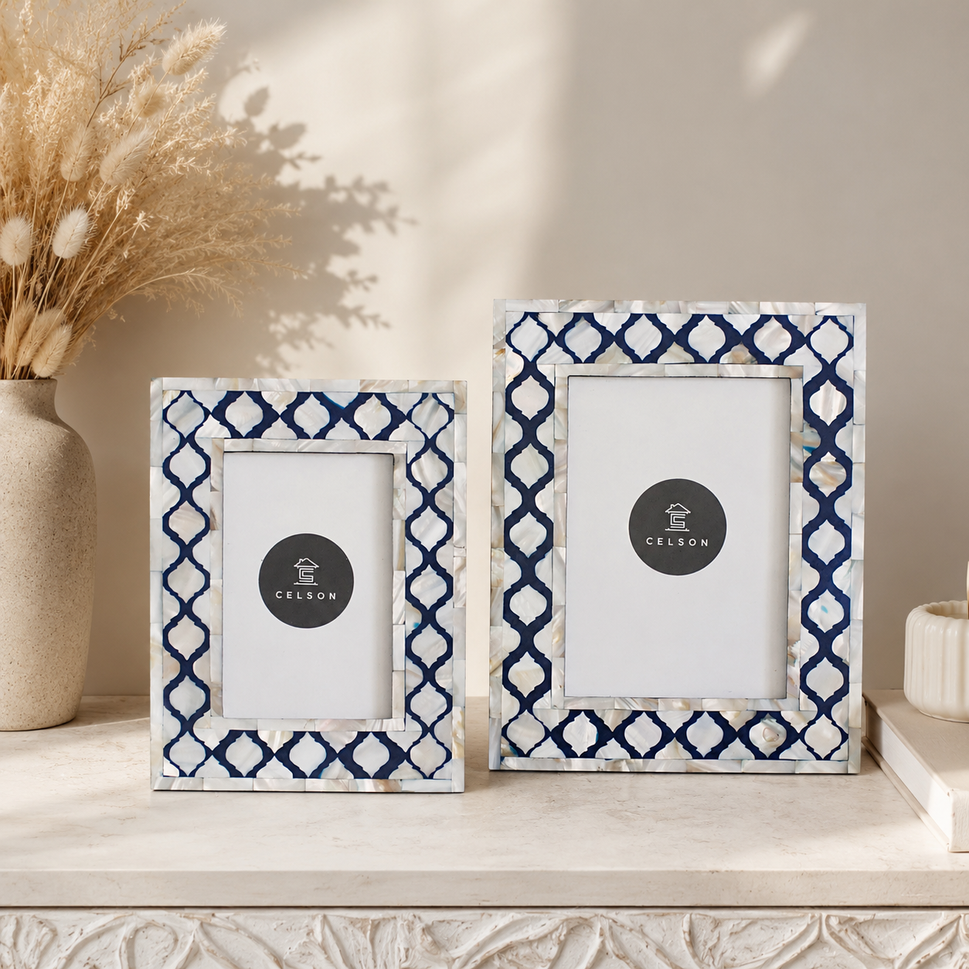 Elisky Mother of Pearl Inlay Photo Frame