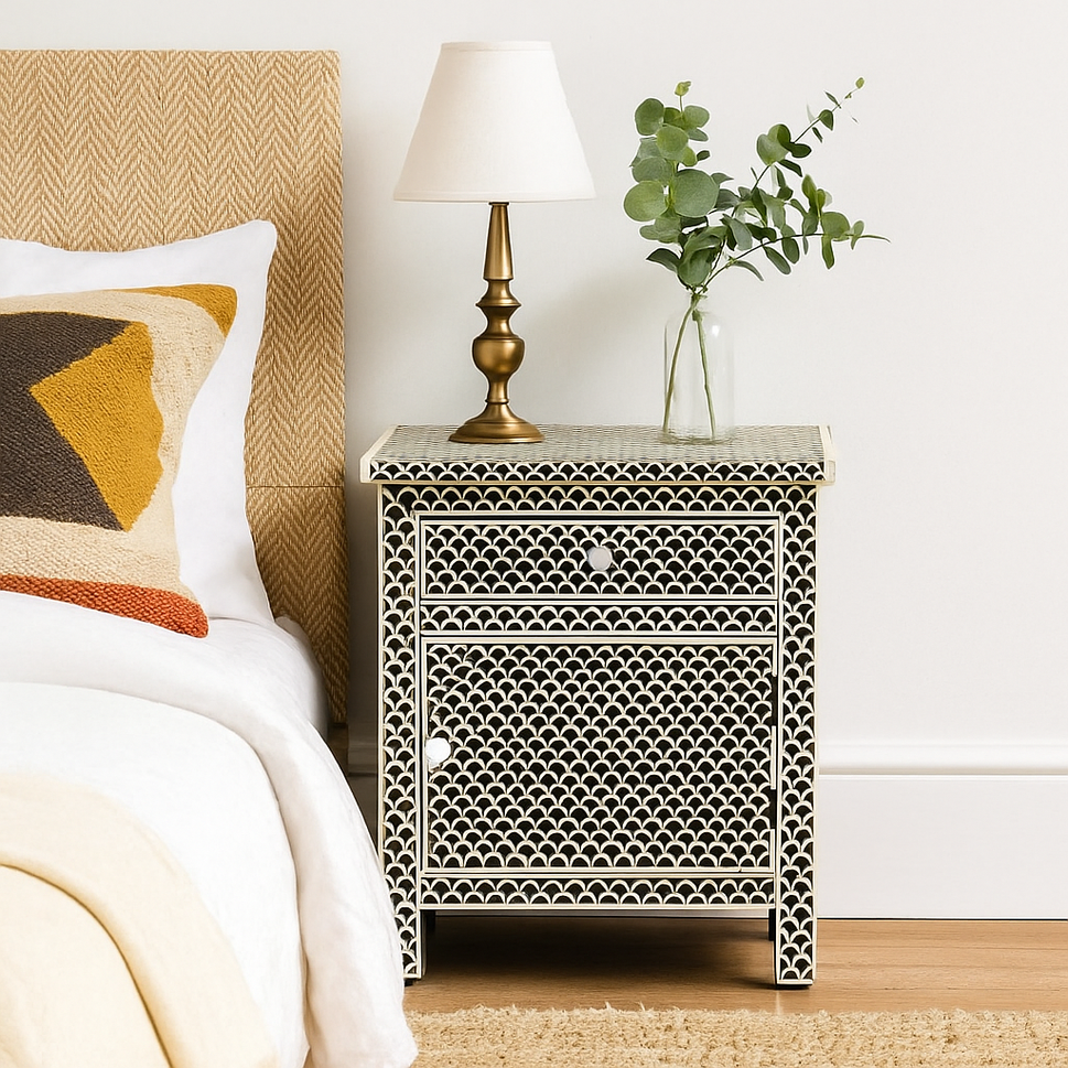 TA Bone Inlay Bedside