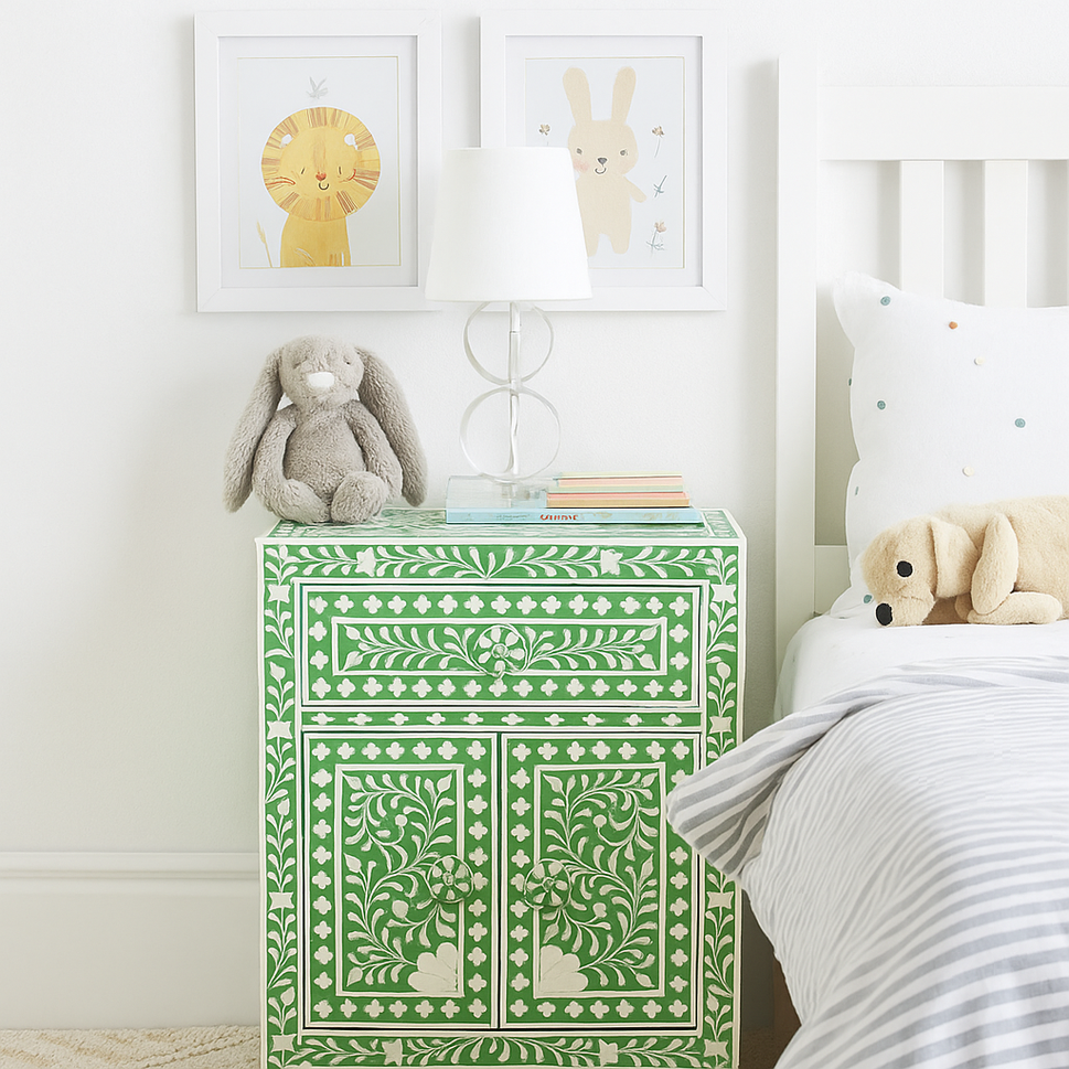 Karin Bone Inlay Bedside
