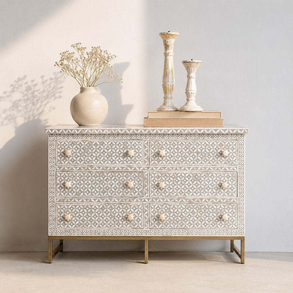 Neal Bone Inlay Dresser