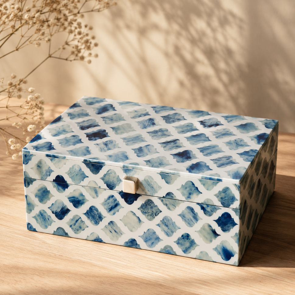 Harvi Bone Inlay Box