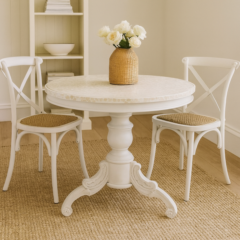 Kaye Bone Inlay Dining Table