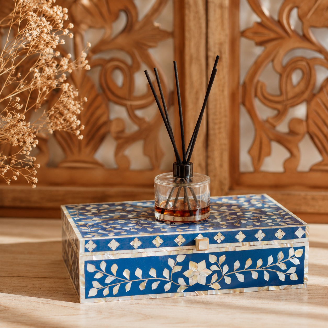 Penne Mother of Pearl Inlay Box