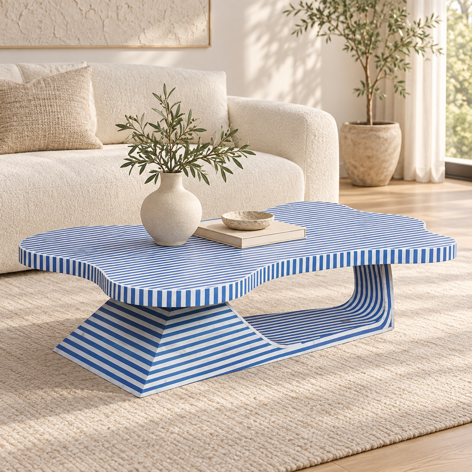 Sheeba Mother of Pearl Inlay Coffee Table