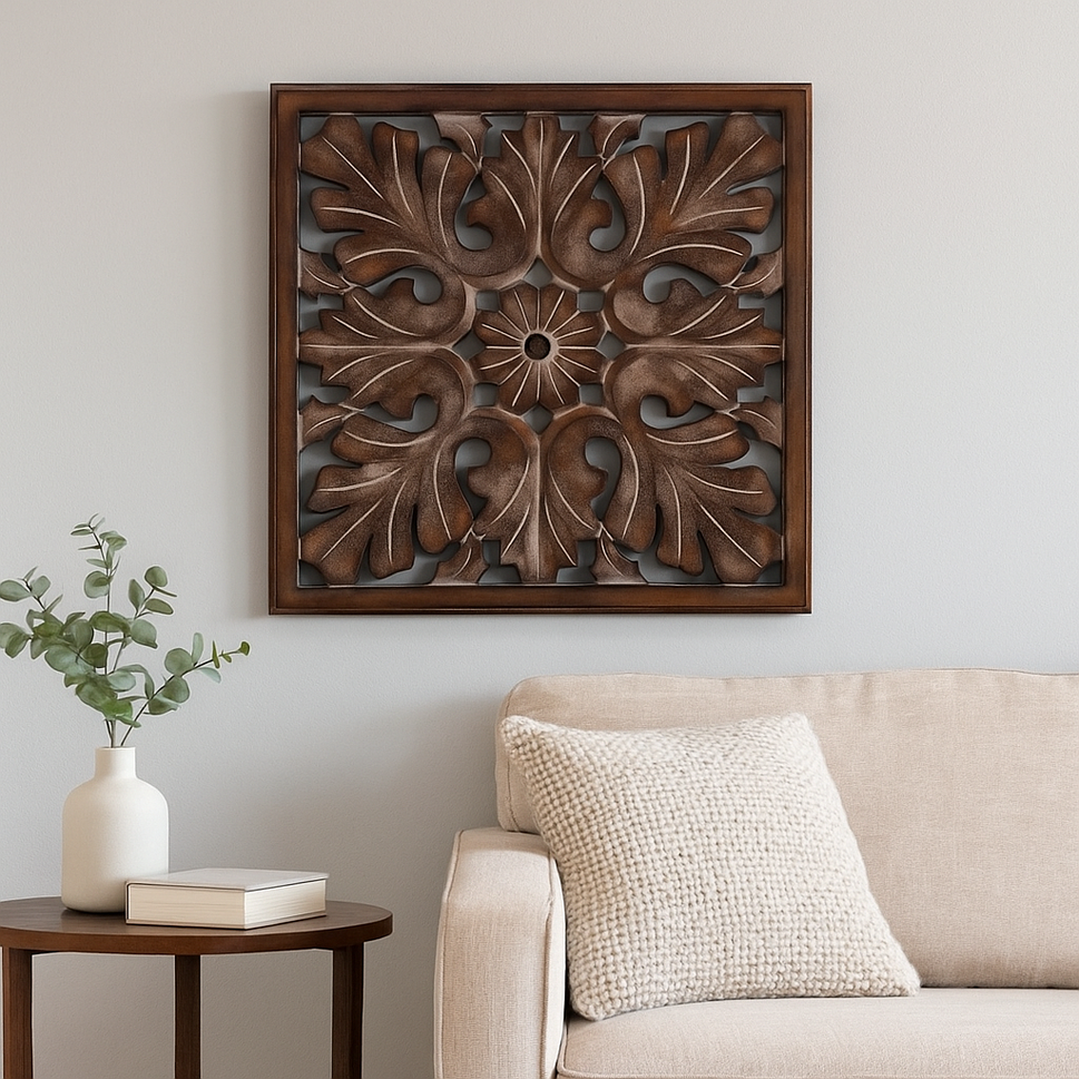 John Carved Wall Panel