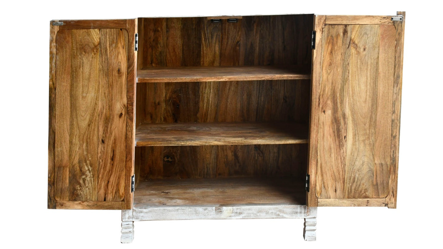Anna Carved Wooden Chest