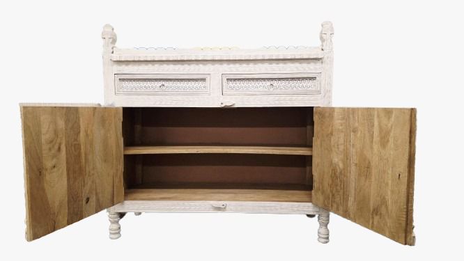 Andy Carved  Wooden Chest
