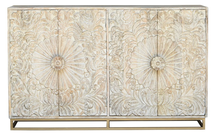 Jade Hand Carved Side Board