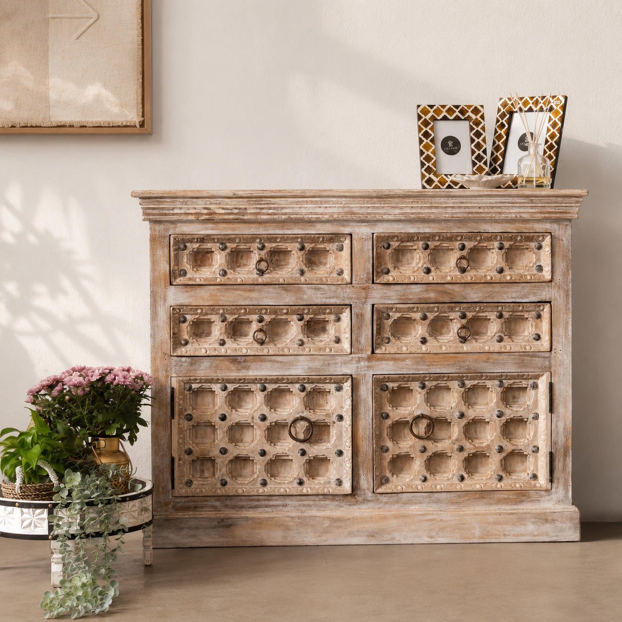 Orian Wooden Chest of Drawer