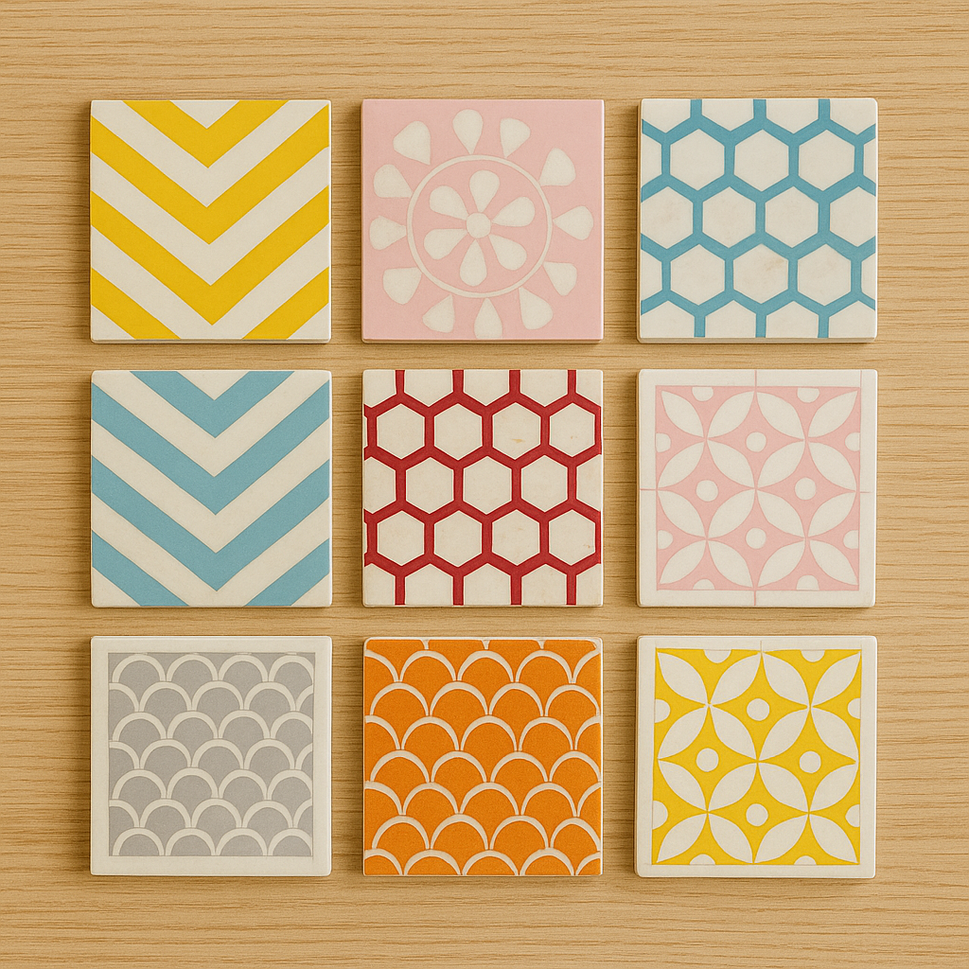 Andrew Bone Inlay Coaster