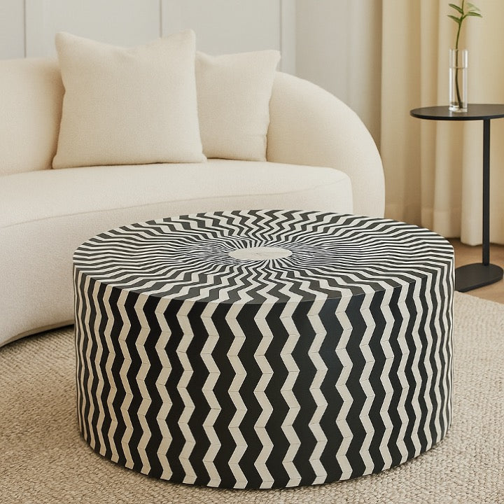 Janika  Bone Inlay Coffee Table