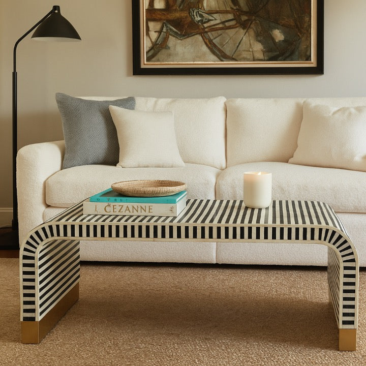 Cruella Bone Inlay Coffee Table