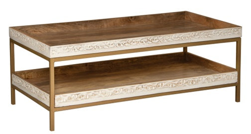 Viva Carved Coffee Table