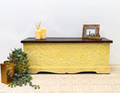 Switch AnselIn Carved Wooden Storage Trunk 3 image