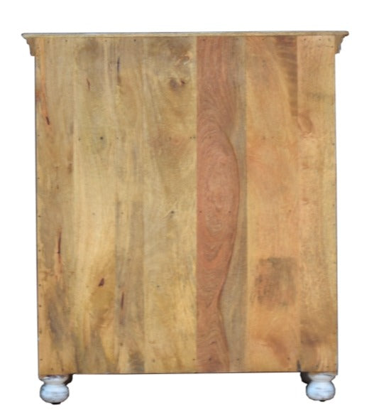 Fella Hand Carved Wooden Shoe Cabinet