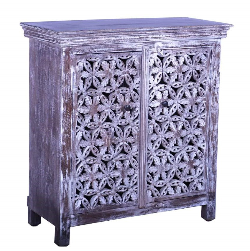Jorg Carved  Wooden Chest