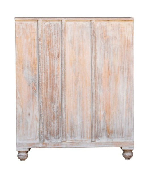 Patti Wooden Carved Chest