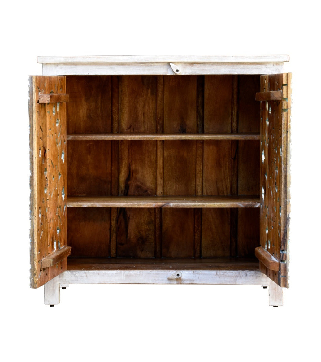 Lexi Carved Wooden Chest