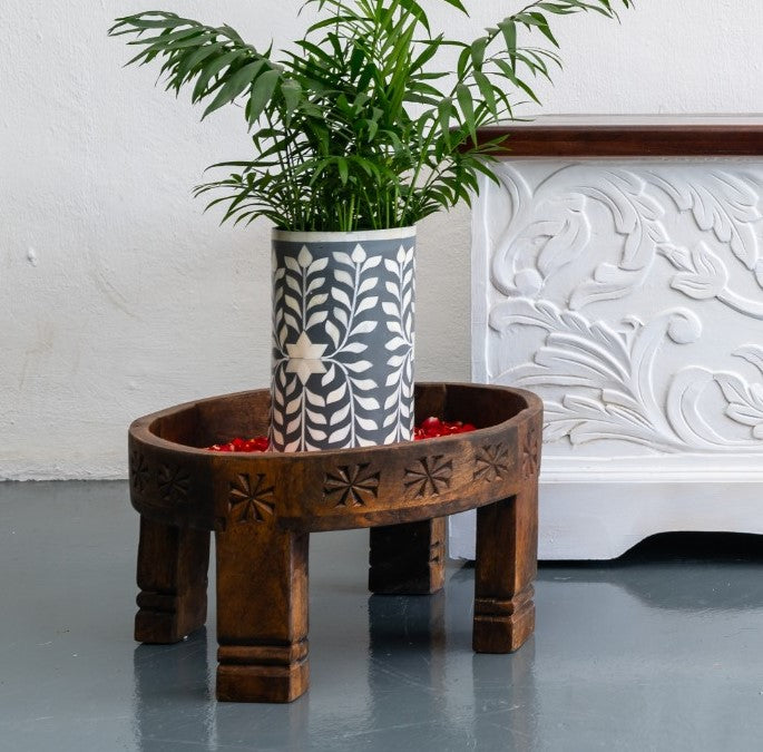 Jeter Carved Chakki Table