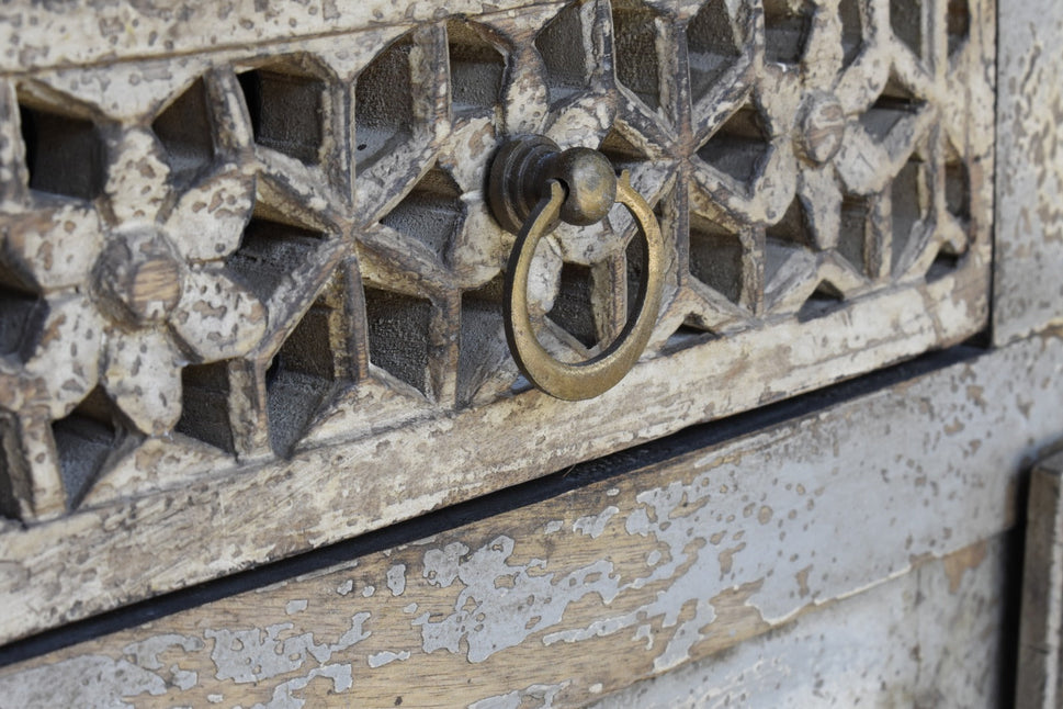 Dorries Carved Wooden Cabinet