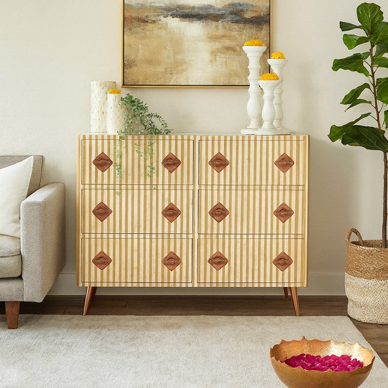 Aria Mother of Pearl Inlay Dresser