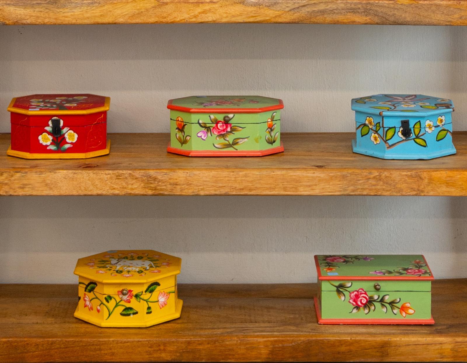 Rama Hand Painted Wooden Box