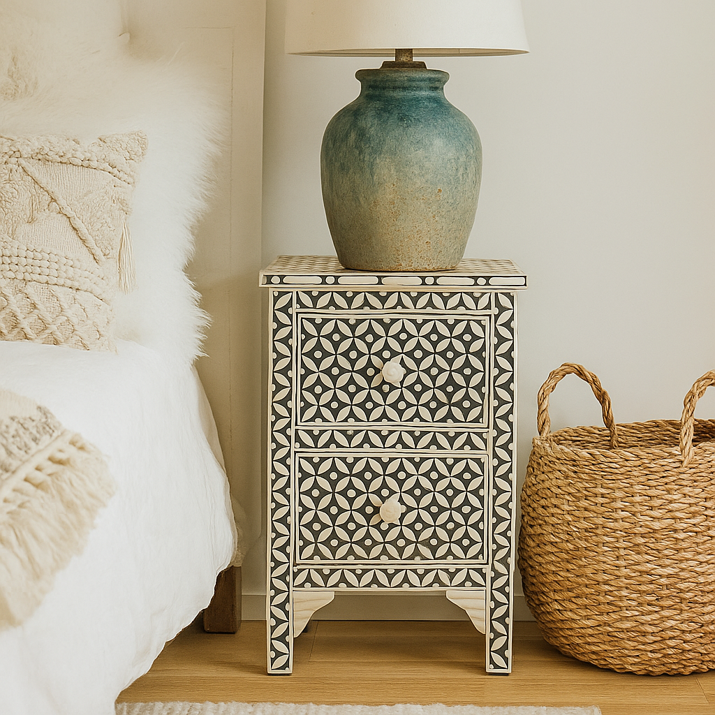 Rob Bone Inlay Bedside