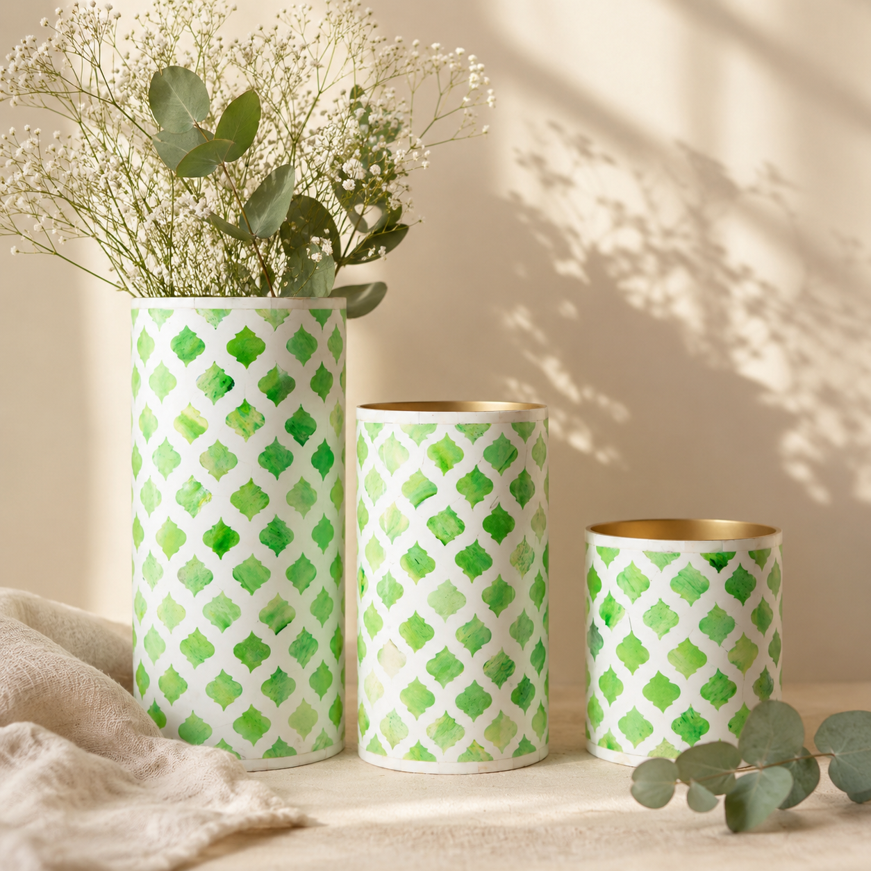 Daniel Bone Inlay Vase