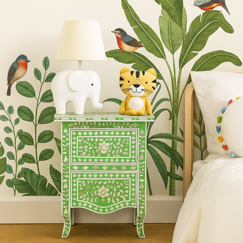 Kiara Mother of Pearl Bedside