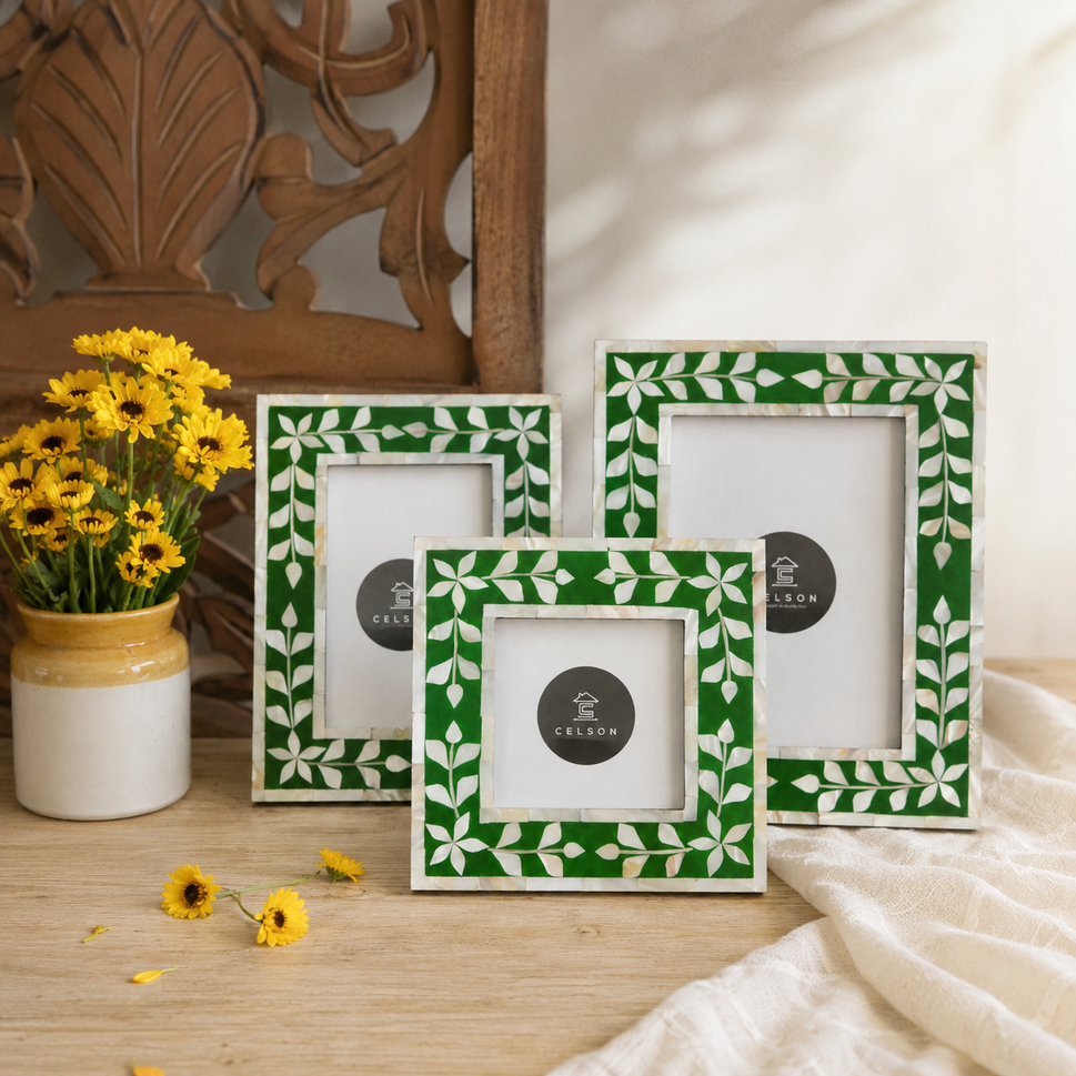 Maya Mother of Pearl Inlay Photo Frame