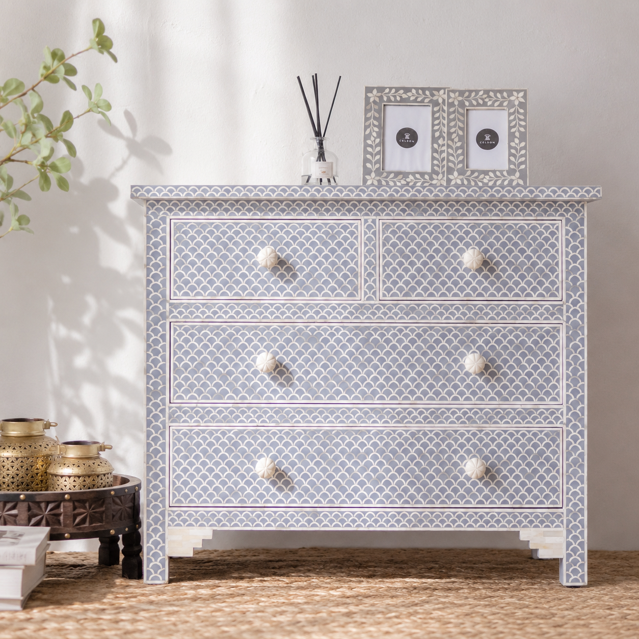 Teresa Bone Inlay Dresser