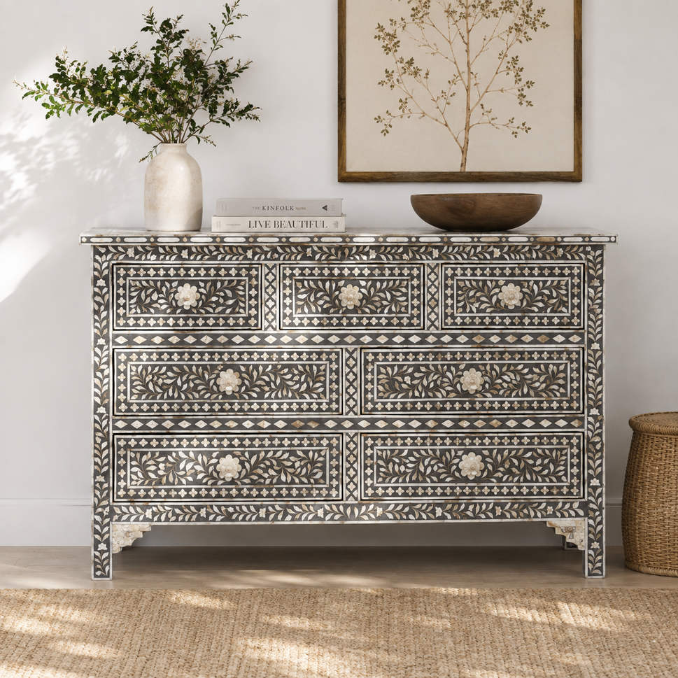 Gabrielle Mother of Pearl Inlay Dresser
