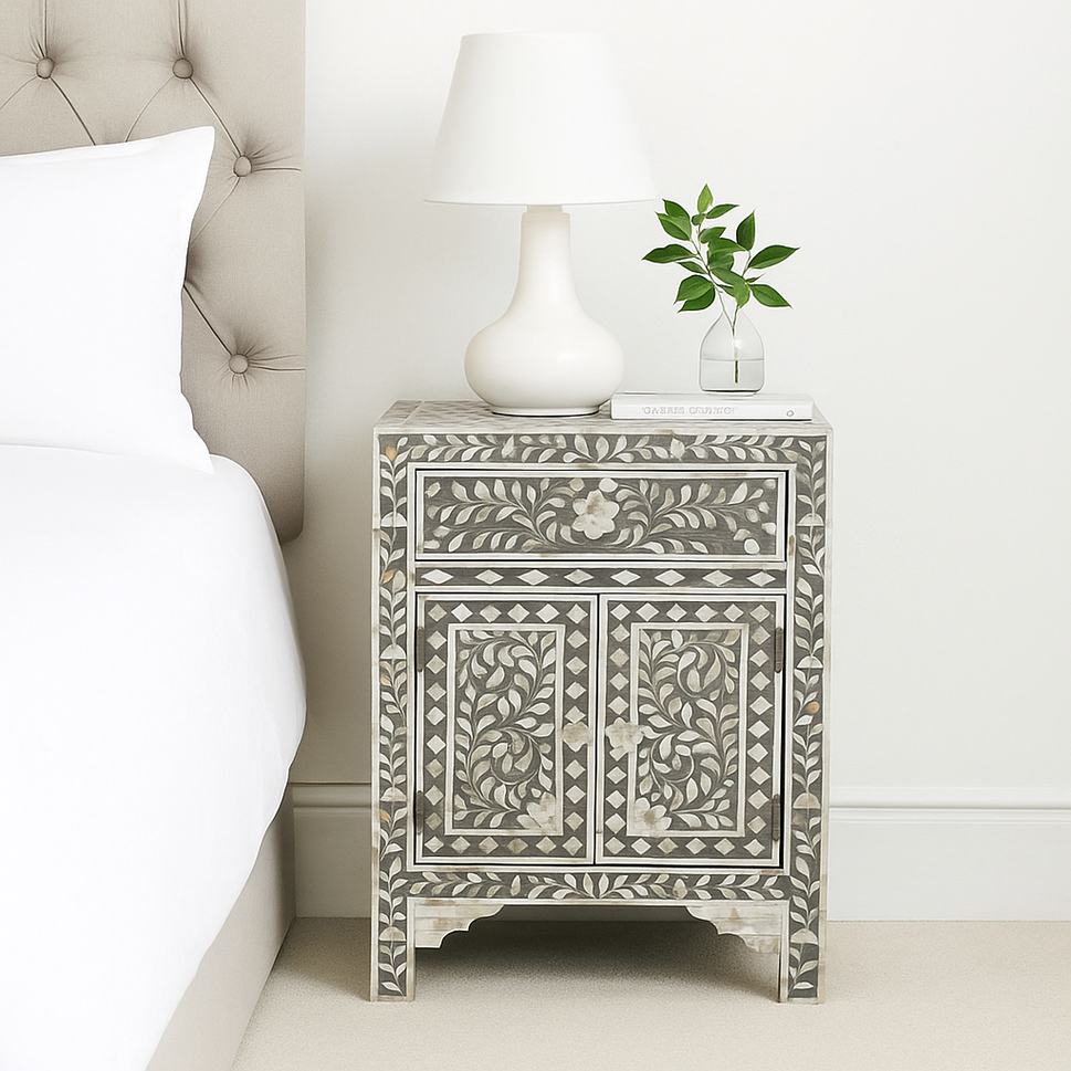 Gabrielle Mother of Pearl Bedside