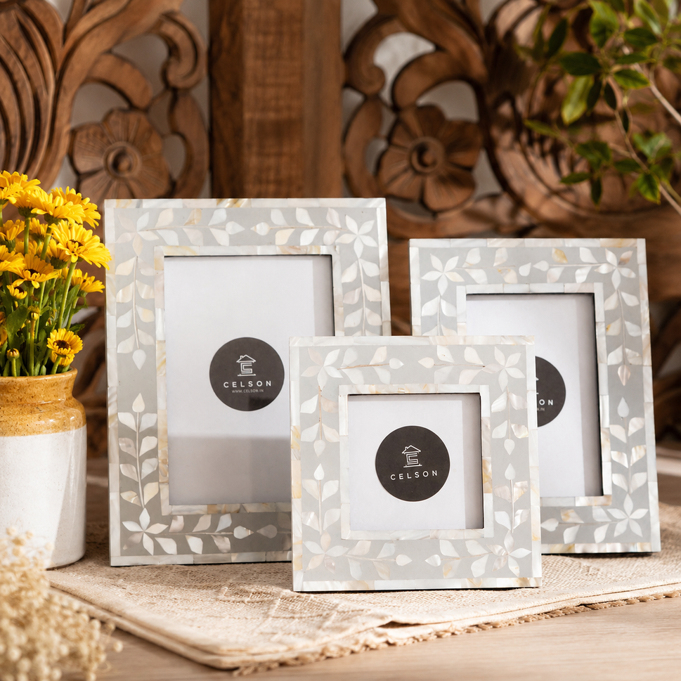 Scarlett Mother of Pearl Inlay Photo Frame