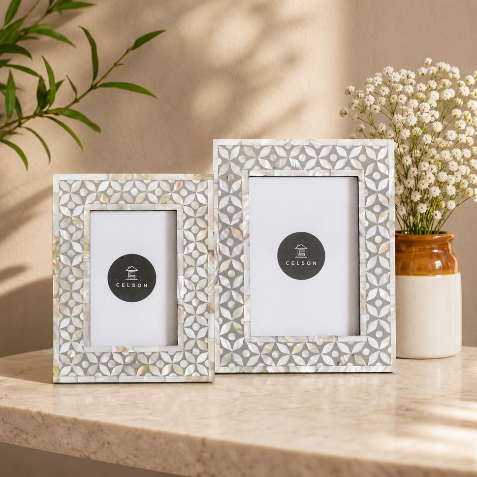 Savy Mother of Pearl Inlay Photo Frame