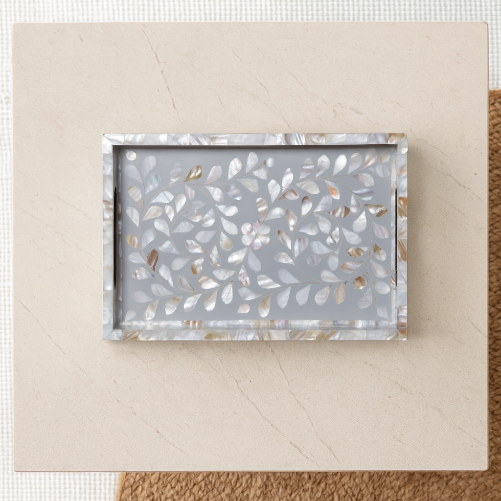 Olivia Mother of Pearl Inlay Tray