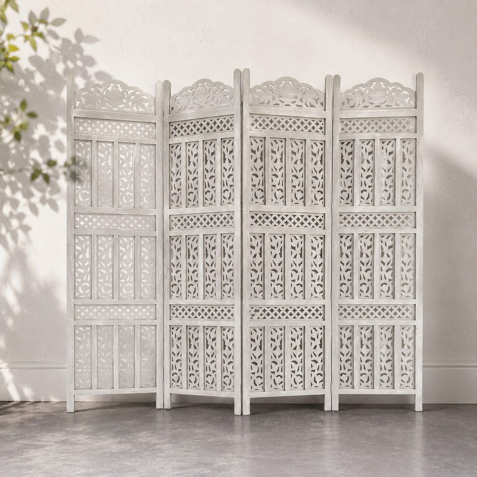 Lois Carved Room Divider