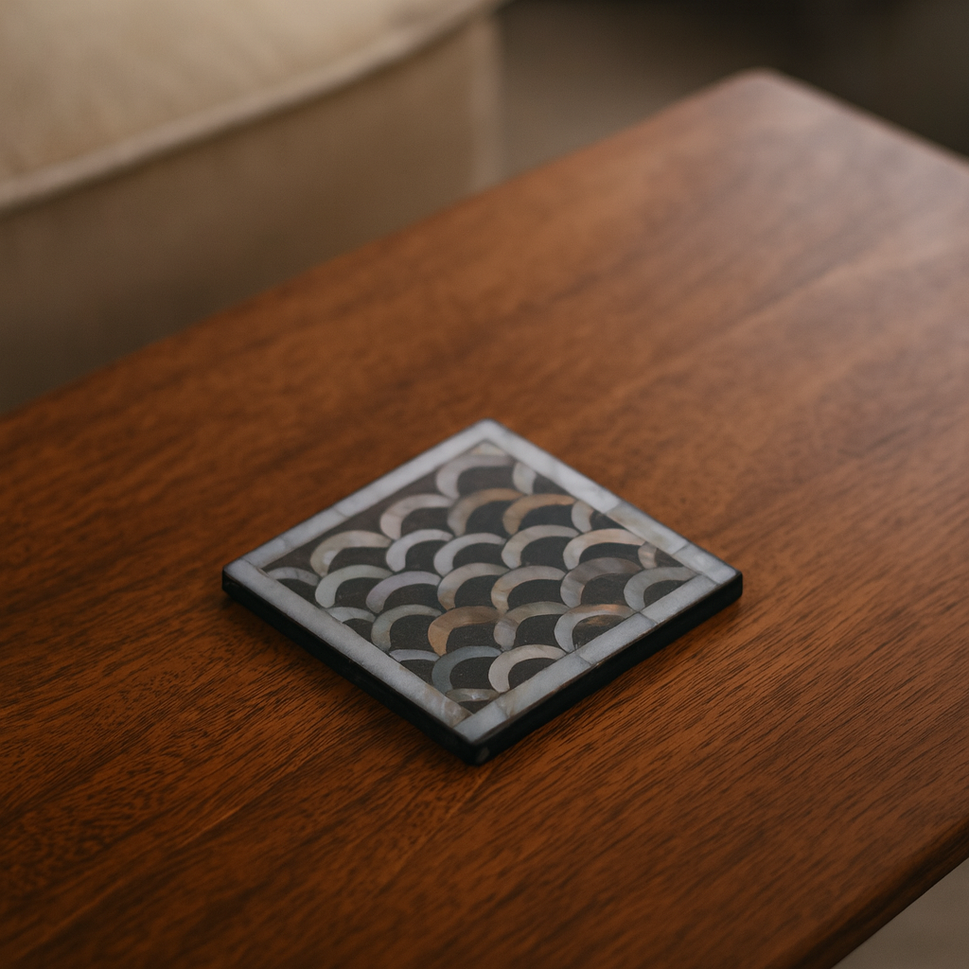 Max Mother of Pearl Inlay Coaster