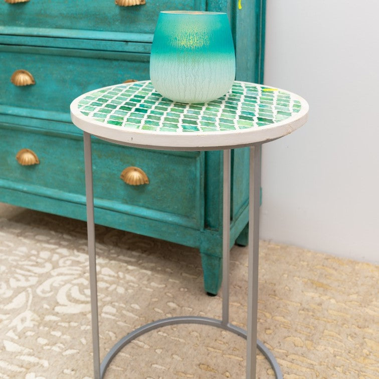 Gaite Bone Inlay Stool