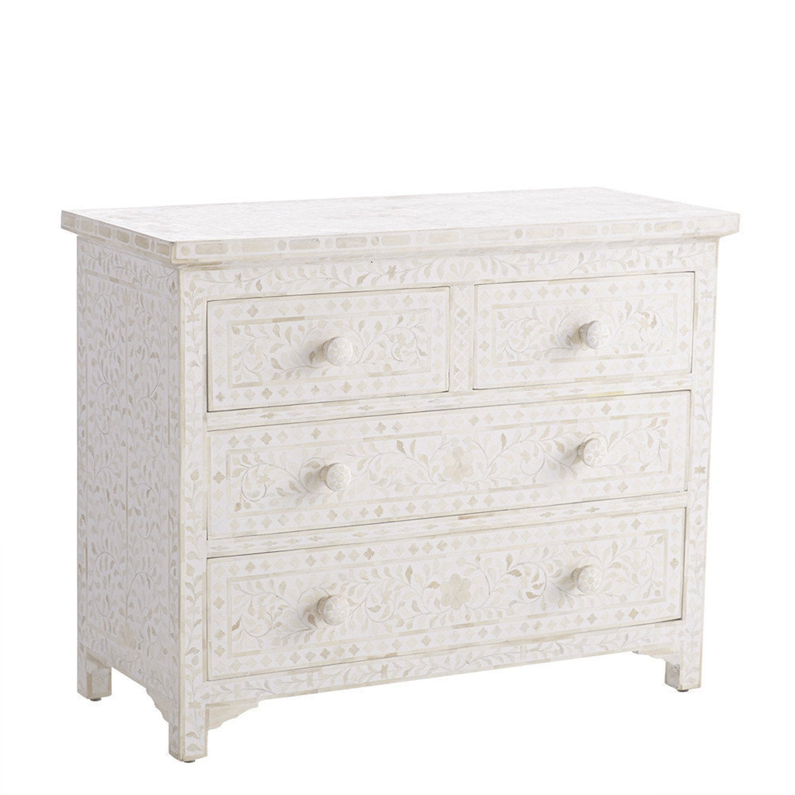 Bridget Bone Inlay Chest of Drawer