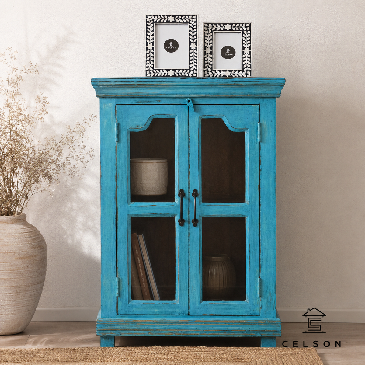 Gracie Carved Wooden Cabinet