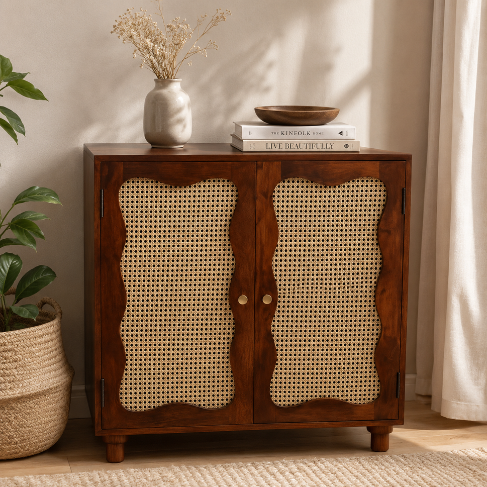 Harvey Hand Carved Cabinet