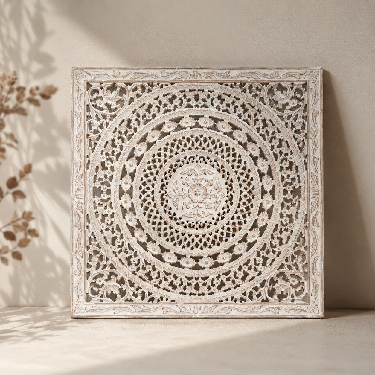 Liza Carved Wall Panel 60cm