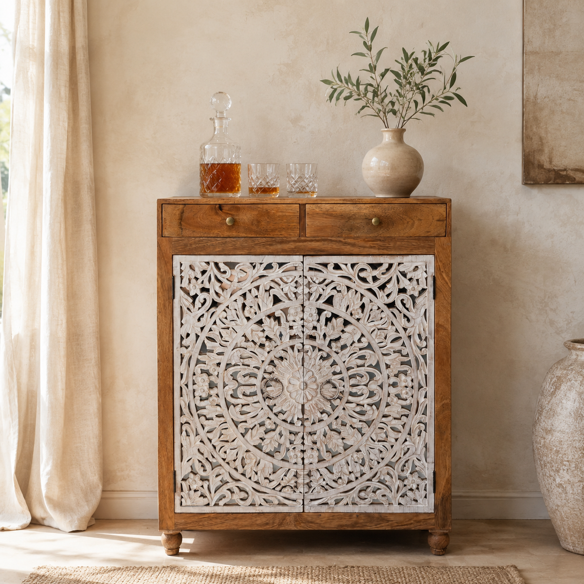 Rory Wooden Bar Cabinet