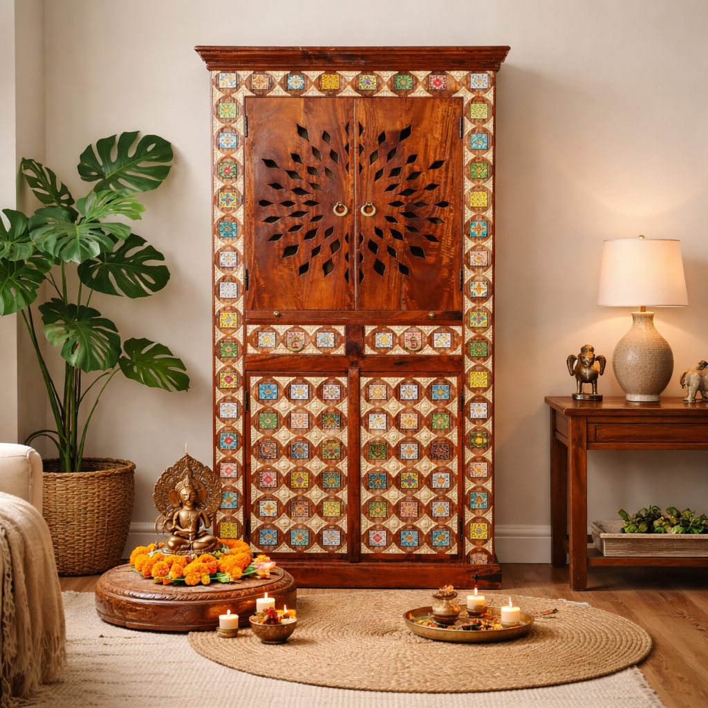 Lakshman Hand Carved Altar